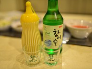 韓国でポピュラーな酒、ソジュウ
