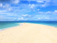 カランガマン島のビーチ