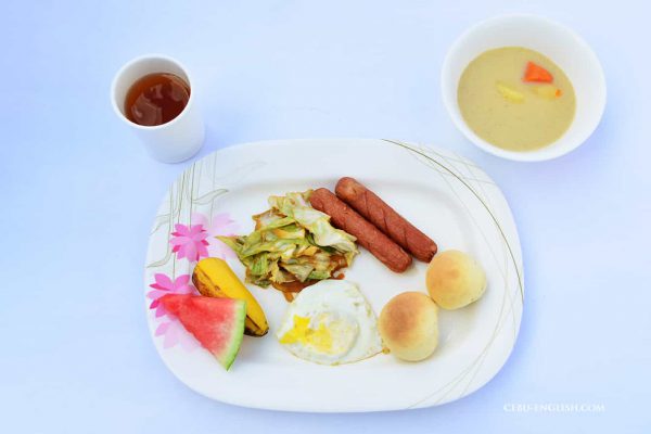 セブ島留学QQ English（QQイングリッシュ）シーフロントの朝食例