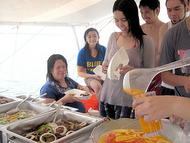 フィリピン留学生週末はアイランドホッピング「Cebu Island Buffet」