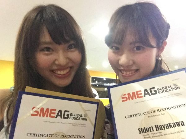 大阪府SHさん（20代・女性）SMEAGキャピタル  2016年2月から4週間留学