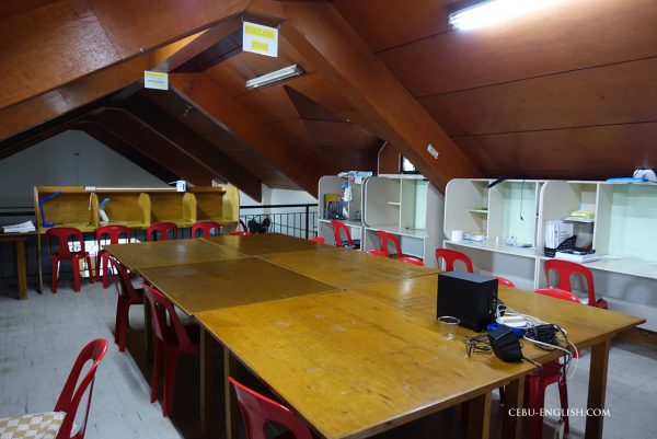 バギオ留学 Baguio JIC内の自習室