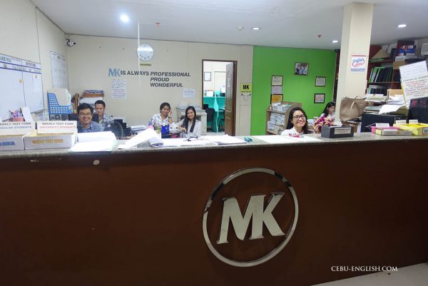 フィリピン・イロイロ留学 MK EDUCATIONの学校オフィス