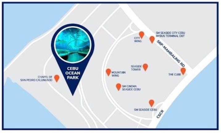 Cebu Ocean Park セブオーシャンパークの場所