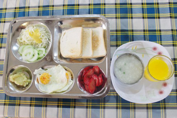 フィリピン・イロイロ留学GITCの朝食例