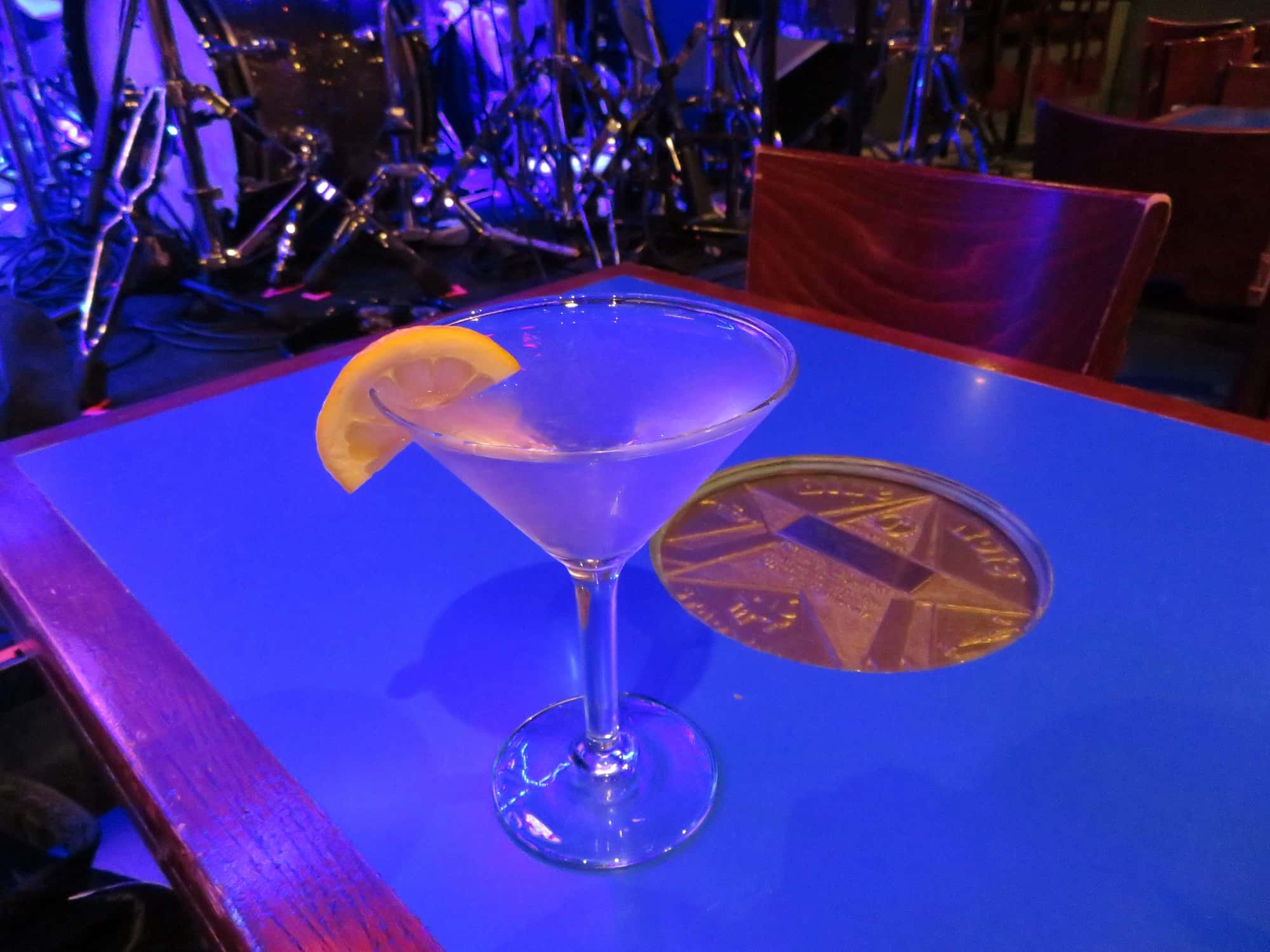 ニューヨーク・ブルーノートのオリジナルカクテル Blue Note Martini ブルーノートマティーニ