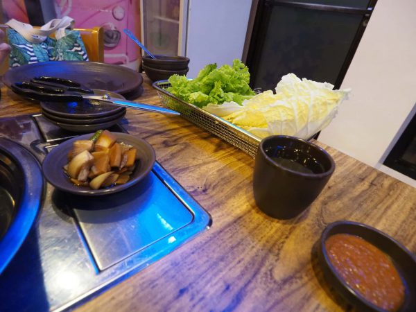 フィリピン留学イロイロのKogi & Vegi Korean Restaurantのサイドディッシュ