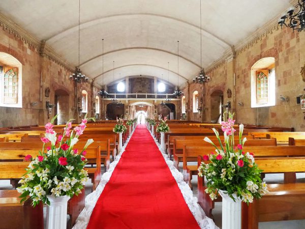 ミアガオ教会 Miagao Churchの内部全体