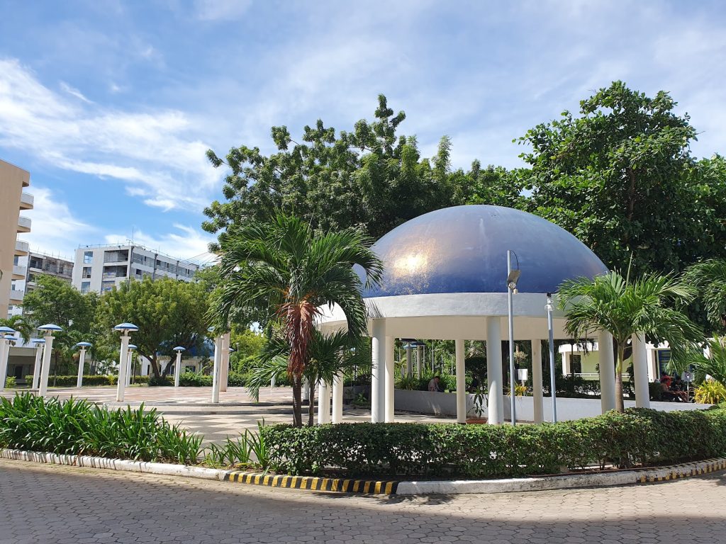 セブ島留学Cebu Blue Ocean Academy(セブ ブルー オーシャン)の屋外休憩スペース