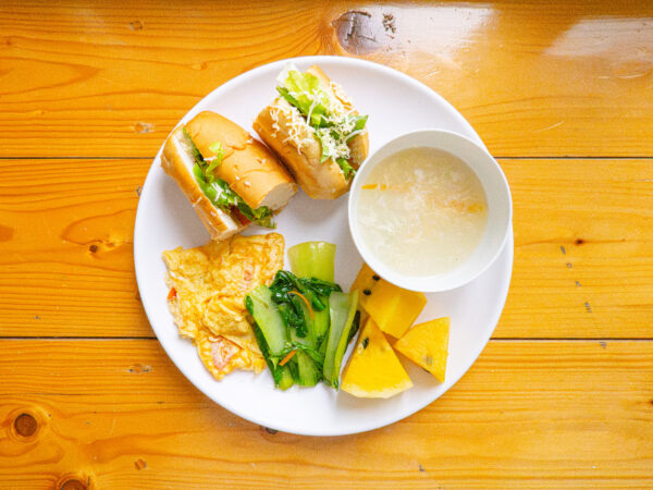 フィリピン留学・バギオBECIシティキャンパスの朝食