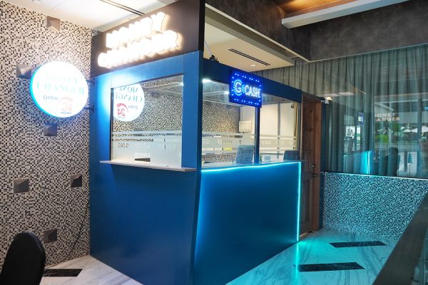 セブ島留学Bai Hotel内のマネーチャージャー