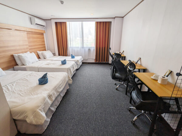 セブ島留学・IU Englishの3人部屋