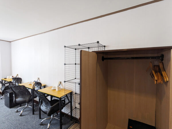 セブ島留学・IU Englishのお部屋のクローゼット等