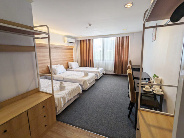 セブ島留学・IU Englishの3人部屋