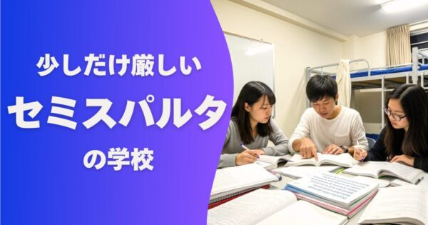 フィリピン留学の学校選び_セミスパルタ規則の学校